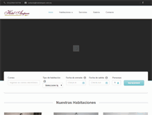 Tablet Screenshot of hotelamparo.com.mx